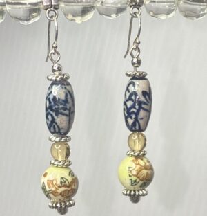 Ceramic and glass dangles (E0731)