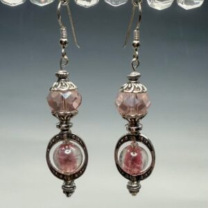 Pink dangles (E0921)