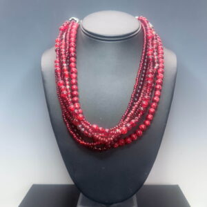 7-Strand Torsade In Reds (N2170)