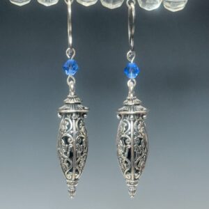 Tibetan Silver Focal Dangles (E1182)