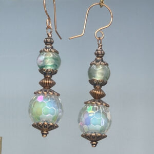Foil & Acrylic Gum Ball Dangles (E2079)