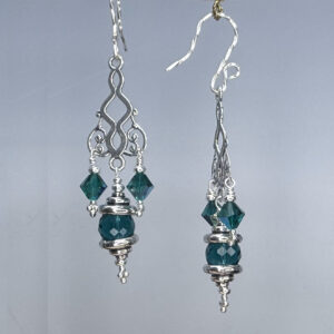 Sterling Silver Chandelier Dangles (E2327)