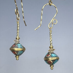 Nepalese Bicone Dangles (E2371)