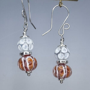Blown Glass Milifore Dangles (E2403)