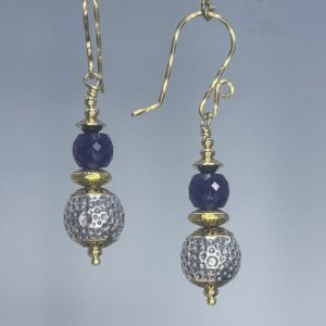Nepalese & Crystal Dangles (E2624)