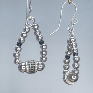 Beaded Teardrop Dangles (E2630)