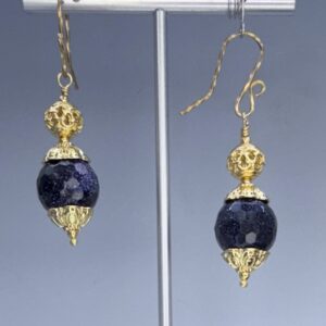 Framed Galaxy Glass Dangles (E3545)