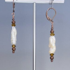 Keshi & Crystal Dangles (E3576)