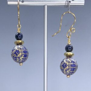 Acrylic & Hematite Dangles (E3606)