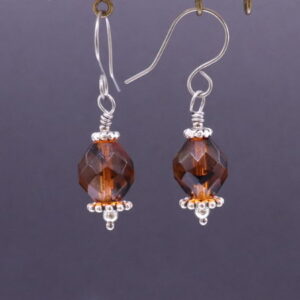 Dark Amber Fire Polished (E4310)