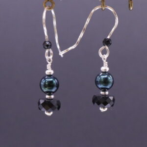 Akoya Pearl & Crystal Dangles (E4315)