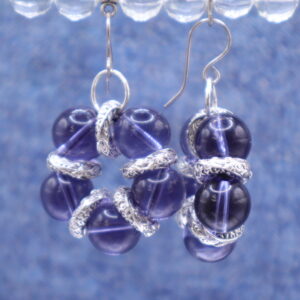 Large Druk Glass Dangles (E4363)