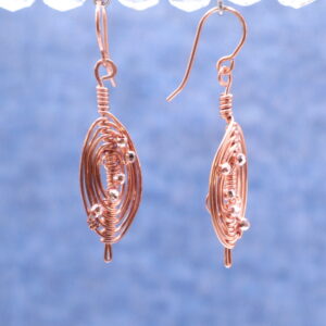 Abstract Copper Wrapped Dangles (E4374)