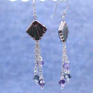 Glass & Chain Dangles (E4376)