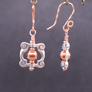 Two Tone Dangles (E4890)