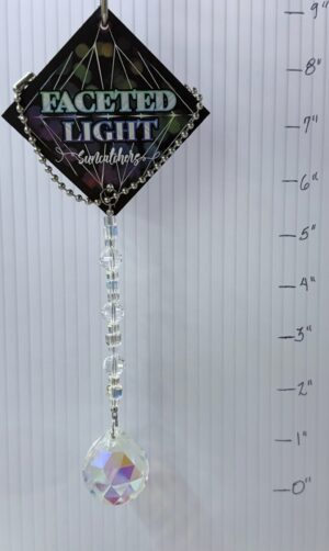 Cube & Round Clear Car Suncatcher (SC4588)