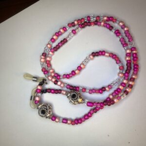 Pink Passion Flower Glasses Leash (SH8000)