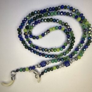 Blue/Green Faceted Glasses Leash (SH8008)