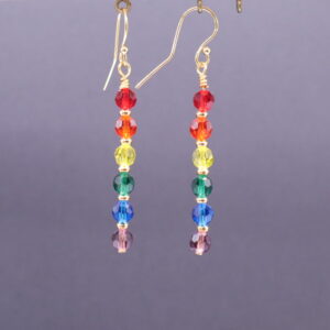 Czech Crystal Rainbow Dangles (E4926)